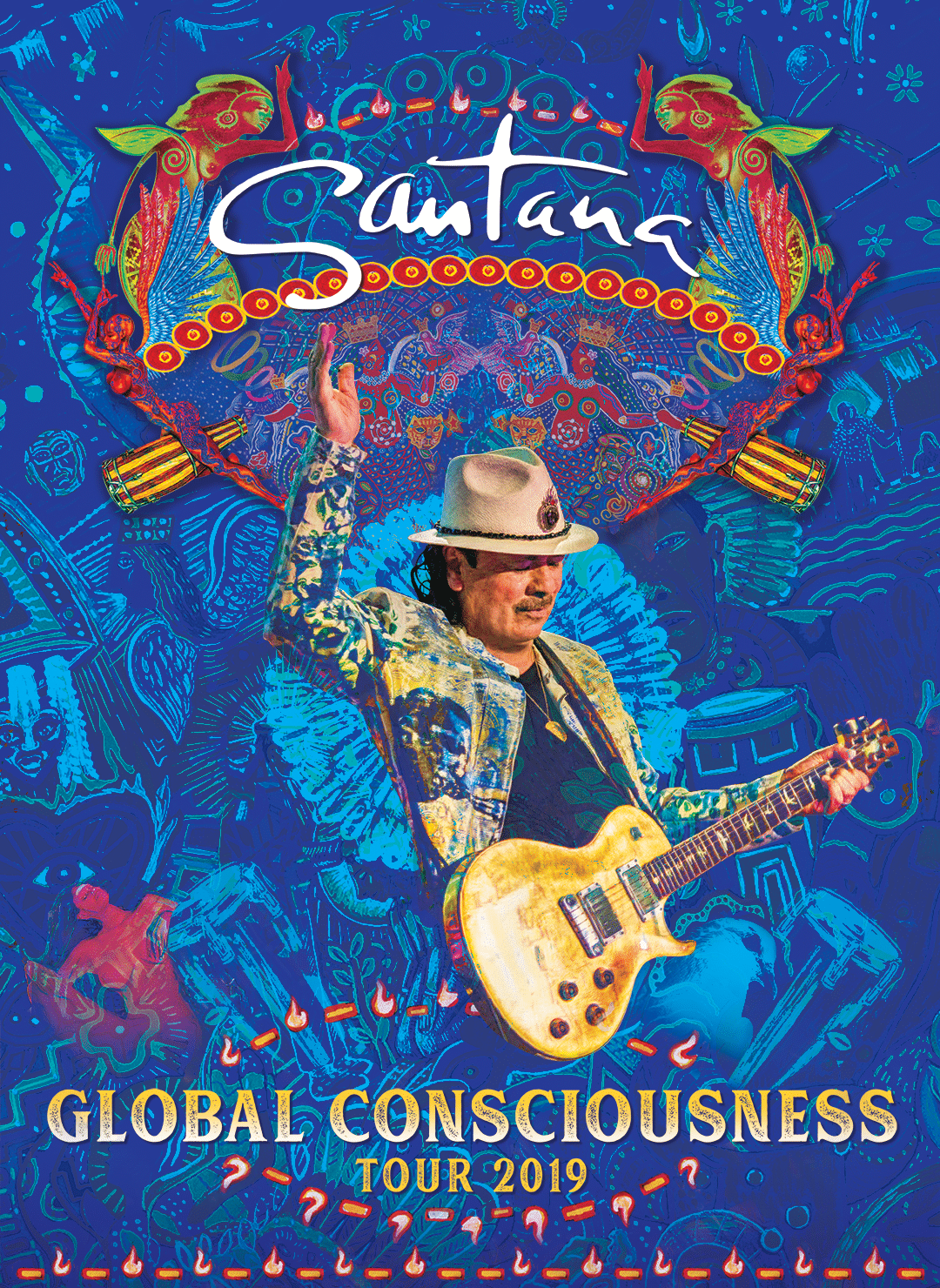 Carlos Santana Will Bring Global Consciousness Tour to U.S. and